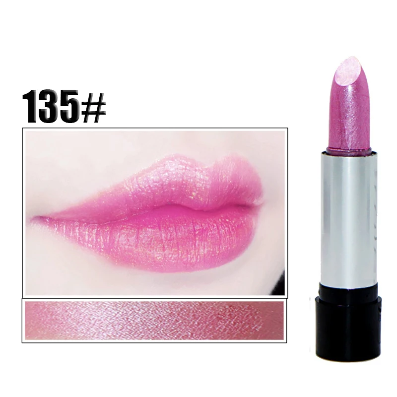 

Glitter Lipstick 13Color Matte Shimmer Lipsticks Long Lasting Moisturizing Nude Pink Velvet Pearl Lipstick Women Makeup Cosmetic