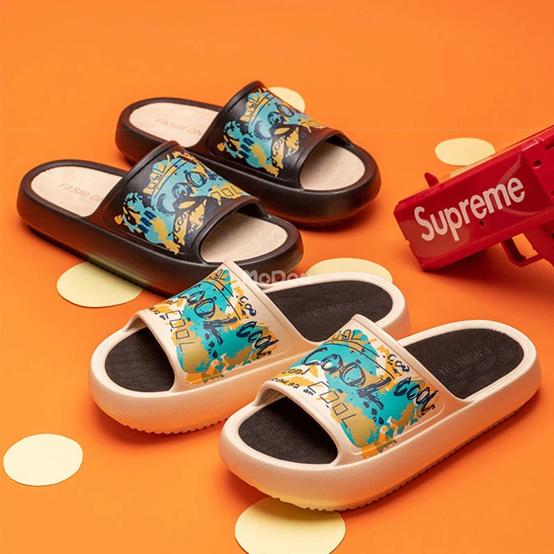 Босоножки Mo Dou мужские/женские износостойкие Спортивные Мягкие Шлепанцы на