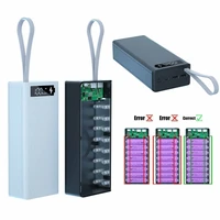 detachable diy 16x18650 battery power bank case usb shell charger box