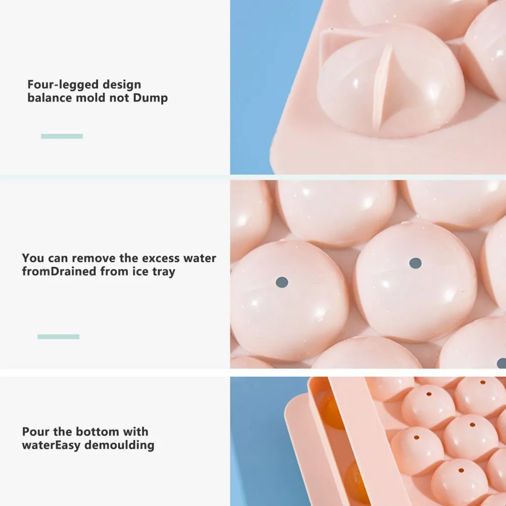 Круглый поднос для кубиков льда охлаждающая сфера коктейля виски чая кофе