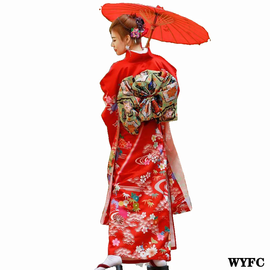 Кимоно женское однослойное с большими рукавами праздничная традиционная