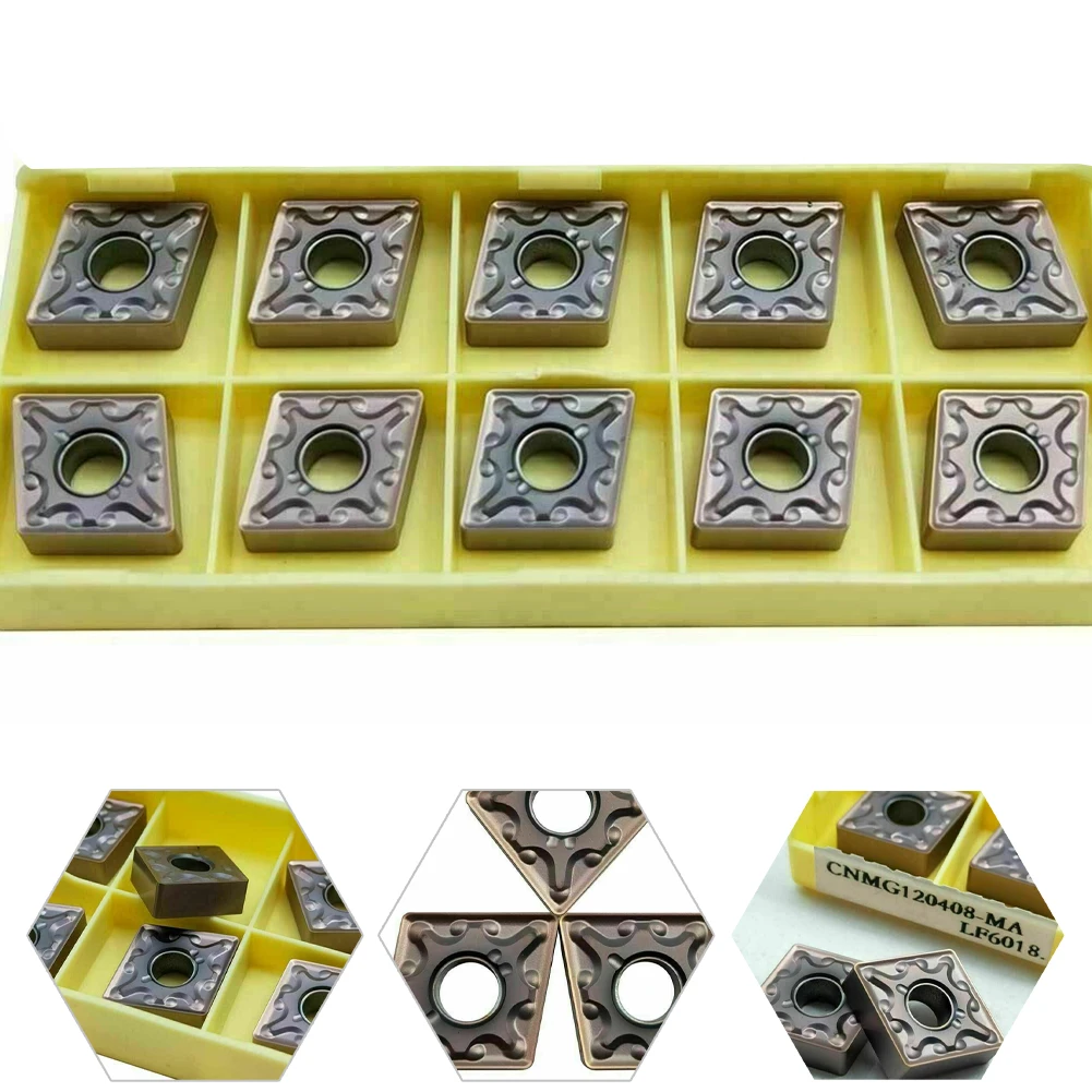 10 шт. CNMG120408 -MA LF6018 CNMG432 CNC керамический твердосплавный Токарные Вставки для резки