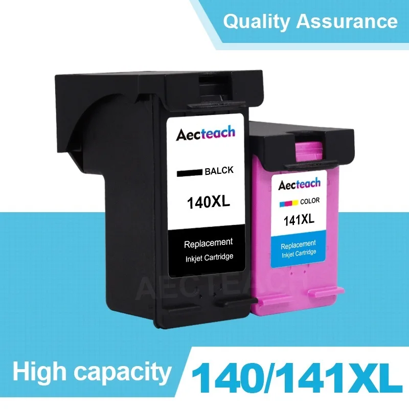 

NEW Compatible 140 141 XL Ink Cartridge Replacement For HP 140 141 Photosmart C4283 C4583 C4483 C5283 D5363 D4263 Printer