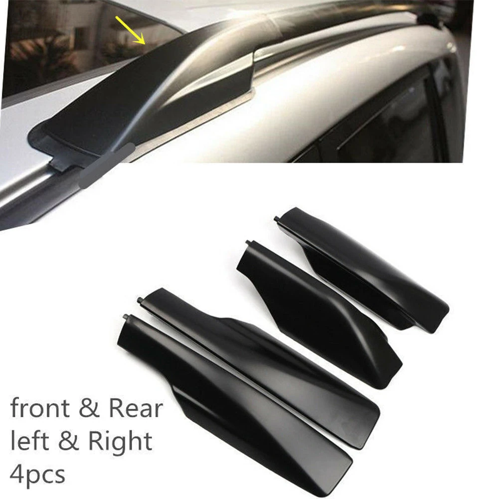 

Cover Luggage Rack Cover Roof Rack ABS Black Car Accessories Luggage Rack Cover Brand New High Quality Material
