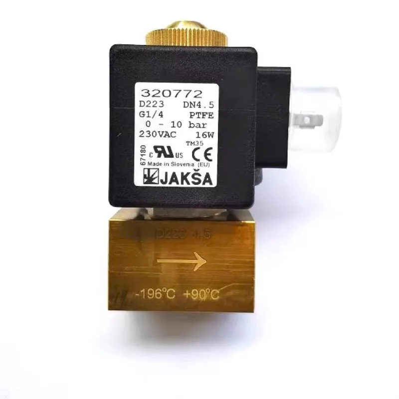 Оригинальный сверхнизкотемпературный электромагнитный клапан JAKSA 320772 320776 D223 DN4.5