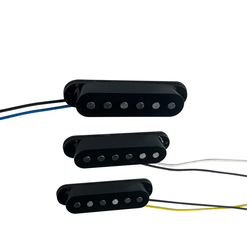 

Hot selling S505 high output a set alnico 5 rods 60'S Vintage single coil ST electric guitar pickup with screws 48/50/52mm