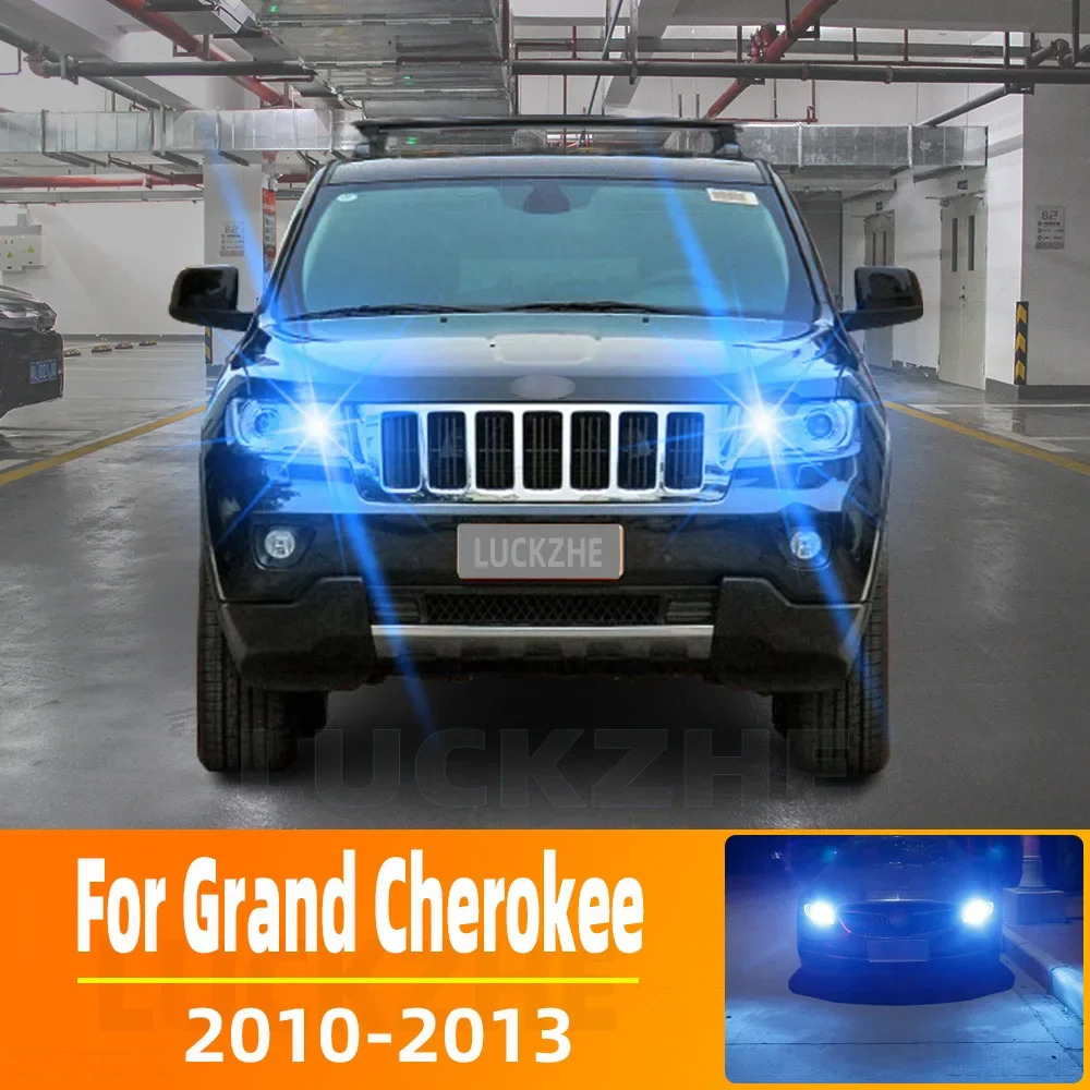 Фото Светодиодные дневные ходовые огни, 2 шт., дневные ходовые огни для Jeep Grand Cherokee mk4 4 WK, аксессуары 2010 2011 2012 2013 №1