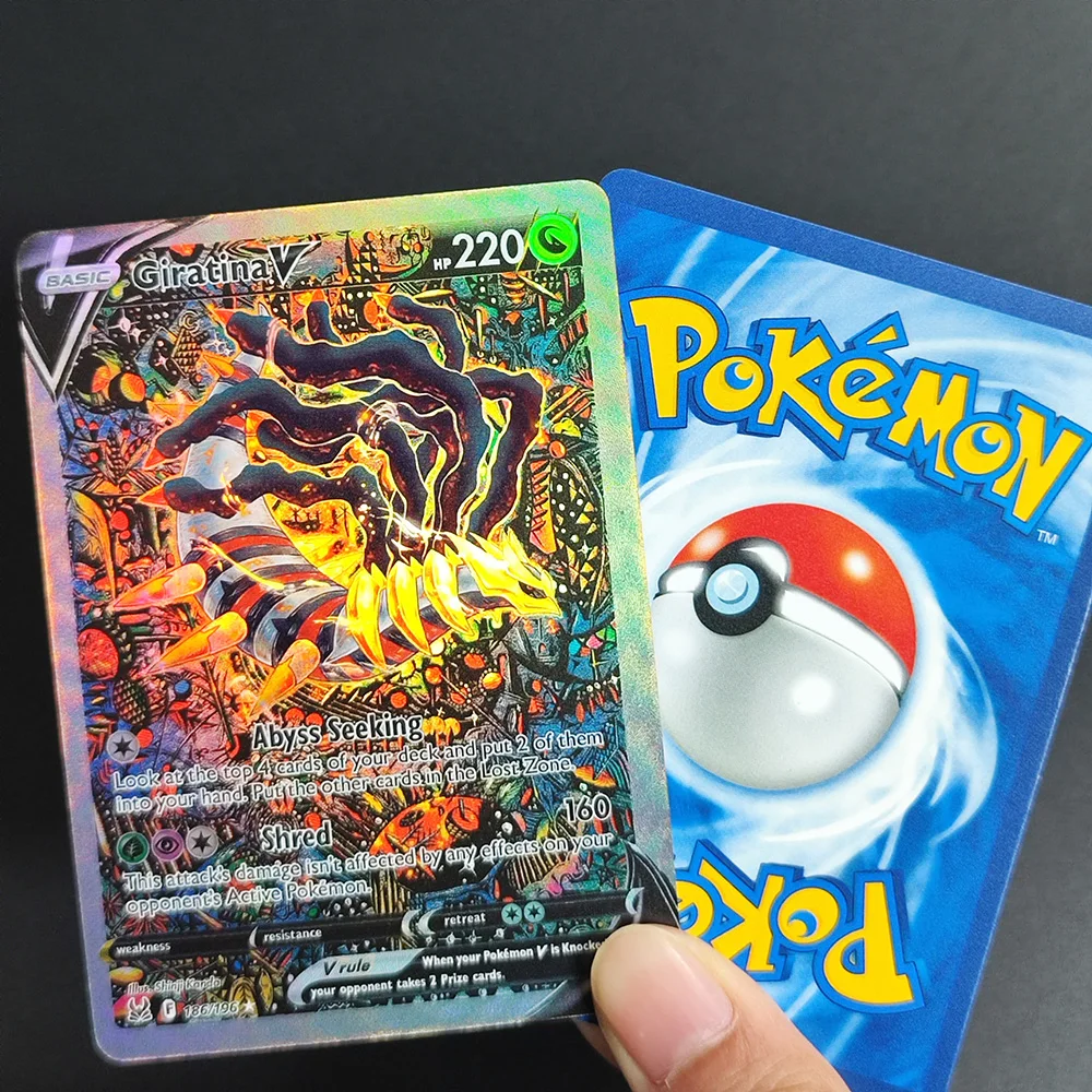 Фото Коллекционные карточки Pokemon DIY: Mega Gengar Ex, Charizard, Umbreon, Greninja, Mew, Giratina, Flash (английская версия) №5
