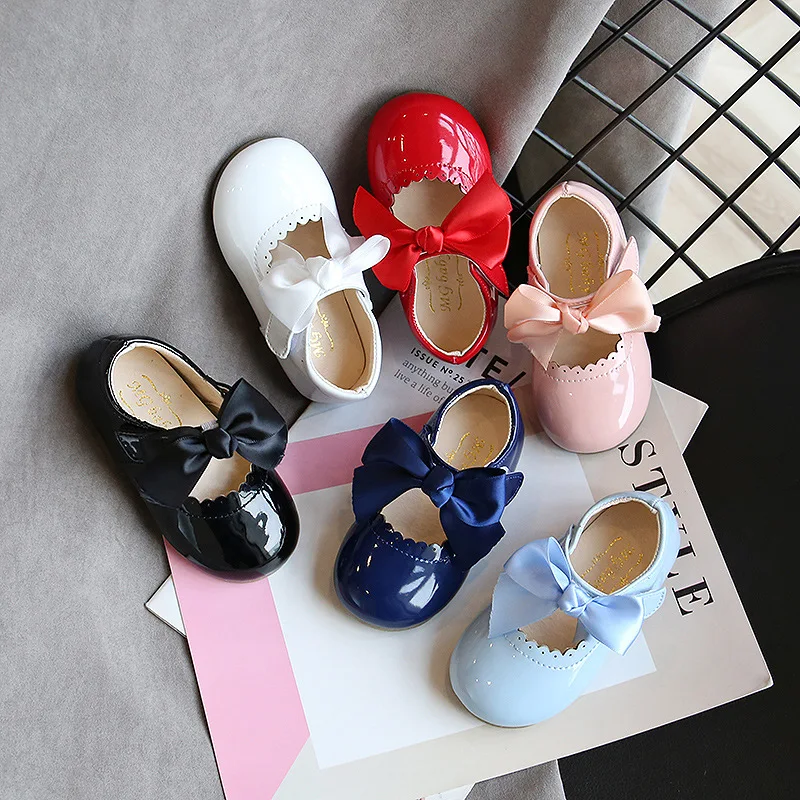 

Girls Princess Shoes Children's Candy Baby Shoes Soft Bottom Spring Leather Children Girl Shoes Princess Birthday Party Shoes