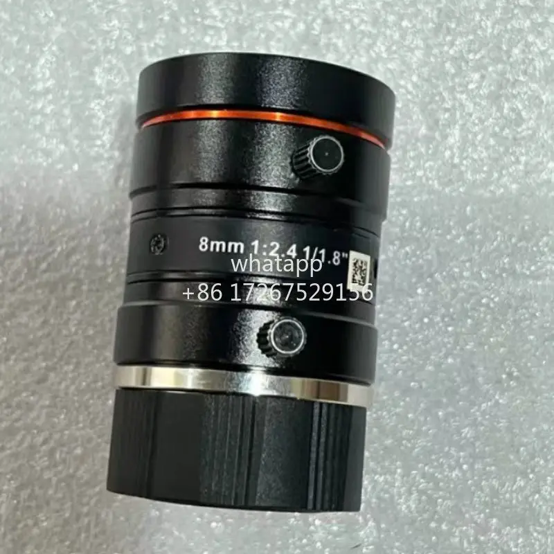 Фото Подержанный промышленный объектив MVL-HF0824M-10MP 8 мм 10 мегапикселей 1/1,8 дюйма, протестирован нормально, быстрая доставка №1