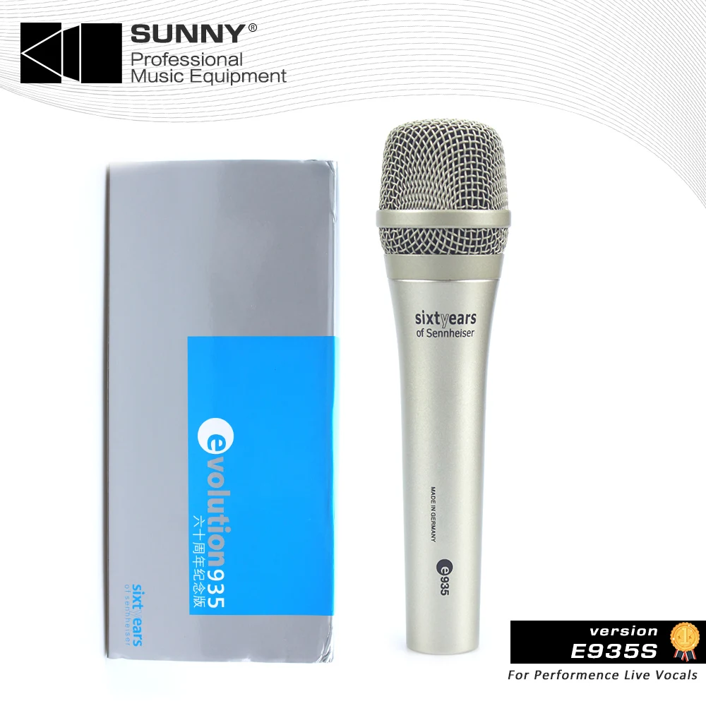 Проводной динамический микрофон sixtyear e935 кардиоидный профессиональный вокальный
