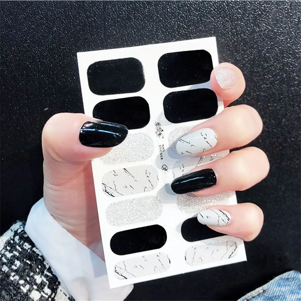 

Manicure 3D Self Adhesive Full Cover Nail Polish Nail Stickers Nail Wraps Nails Art Decal