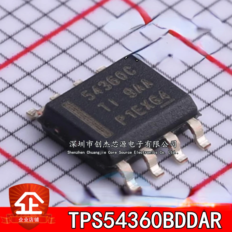 

5pcs 54360C TPS54360BDDAR SOP-8 Screen printing 54360C Buck dc converter 3.5A SMT chip TPS54360BDDAR SOP-8