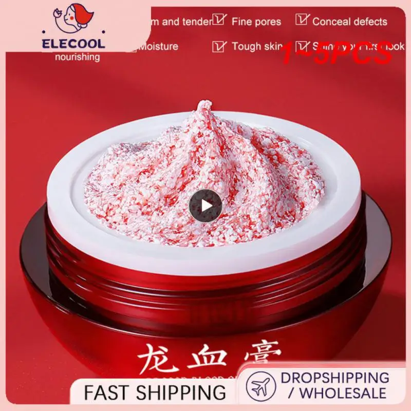 

1~5PCS Dragon blood ointment Suitable for all skins Placenta Repair Skin without Greasy Face Cream made of water/plant