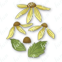 spring new blooms leaves metal cutting dies set for diy scrapbooking paper cards diary coloring embossing decoration knife mold