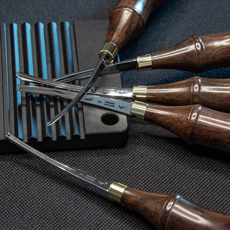 YORKSHINE Профессиональный станок для снятия фаски по краям кожи M390 Порошковая сталь