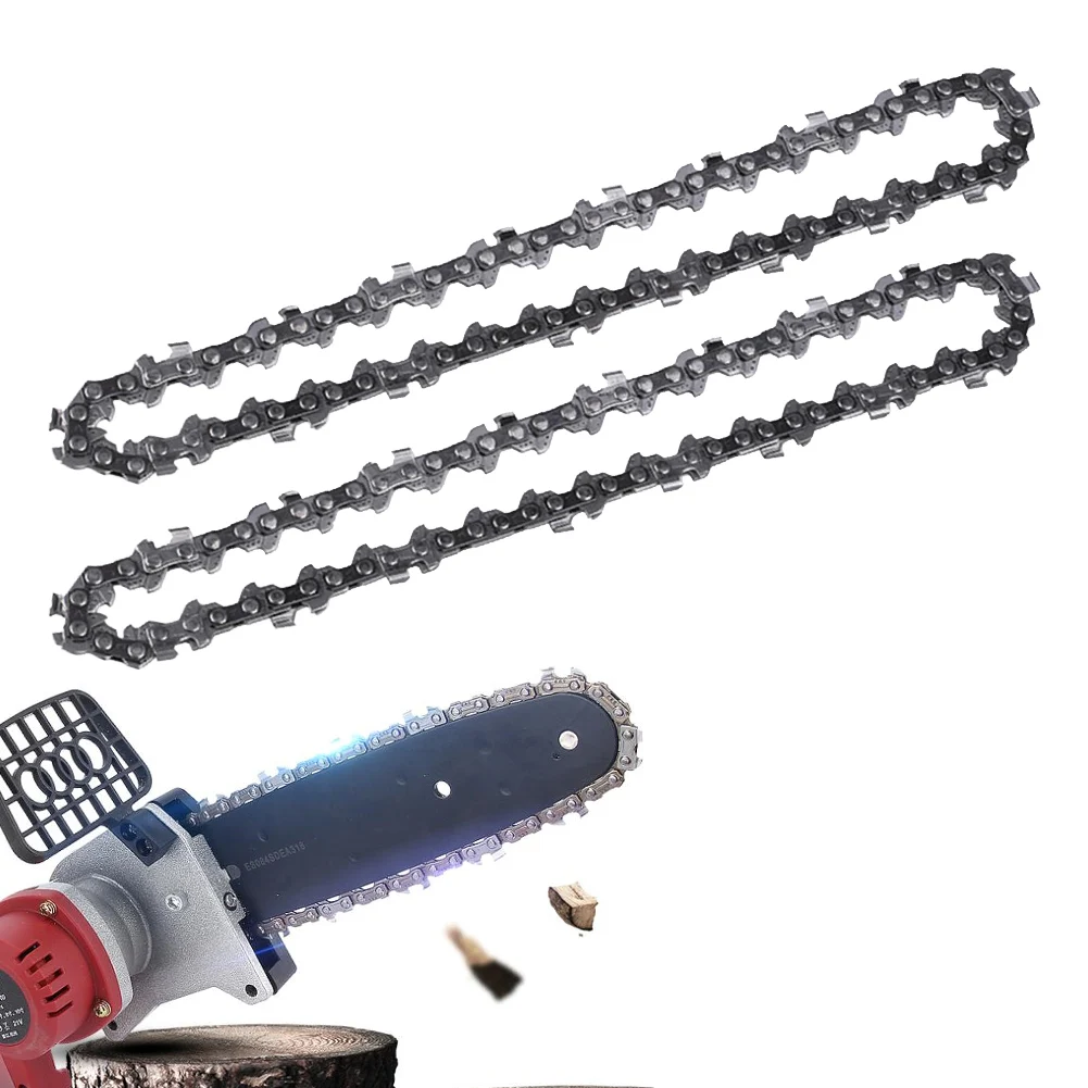 

2pcs 6inch Accessories Practical Chainsaw Chain For Woodworking Drive Link Garden Alloy Portable Replacement Easy Install Repair