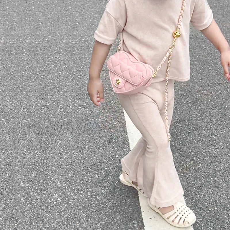 Fashion Shoulder Bag Purses and Handbags Girls Bags Lovely and Sweet Heart Bags All-match 2023 Spring Summer Bags for Women