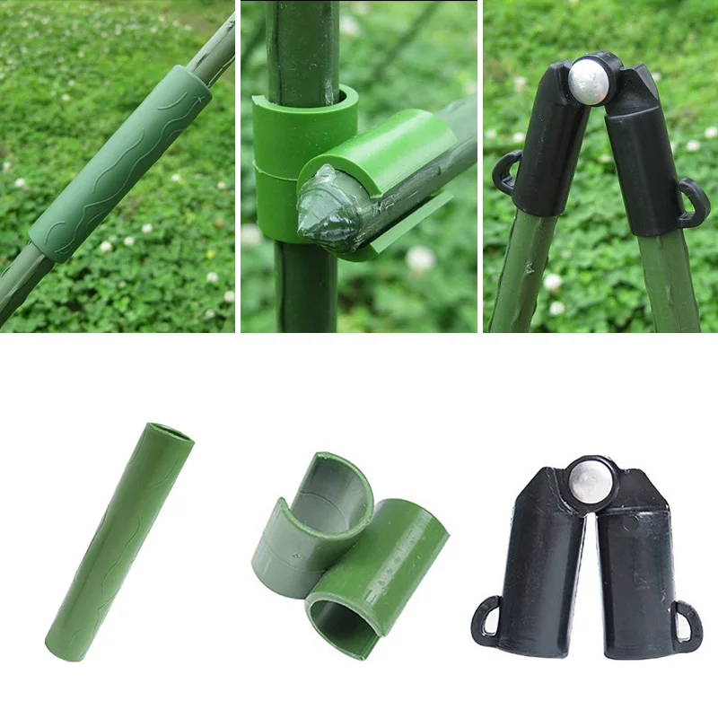 Plant Climbing Rack Piece Buckle for Planting Vegetables Flowers Greenhouse Round Pipe Bracket Connector Gardening Accessories