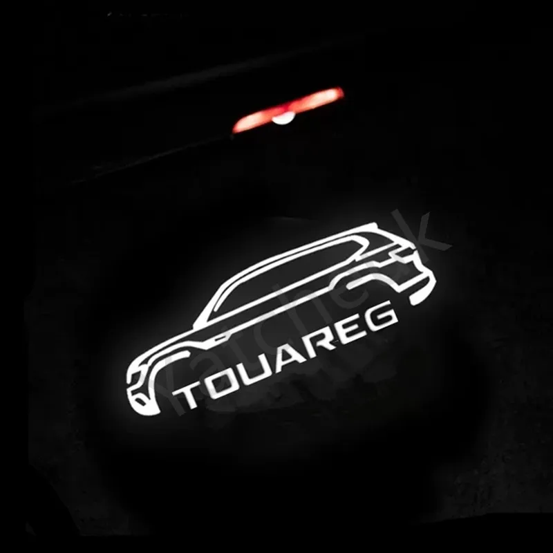 

2 шт. светодиодная уникальная лампа для проектора с эмблемой для VW Touareg 2011-2013-2015-2018-2020-2021-2022-2023, аксессуары для освещения двери автомобиля