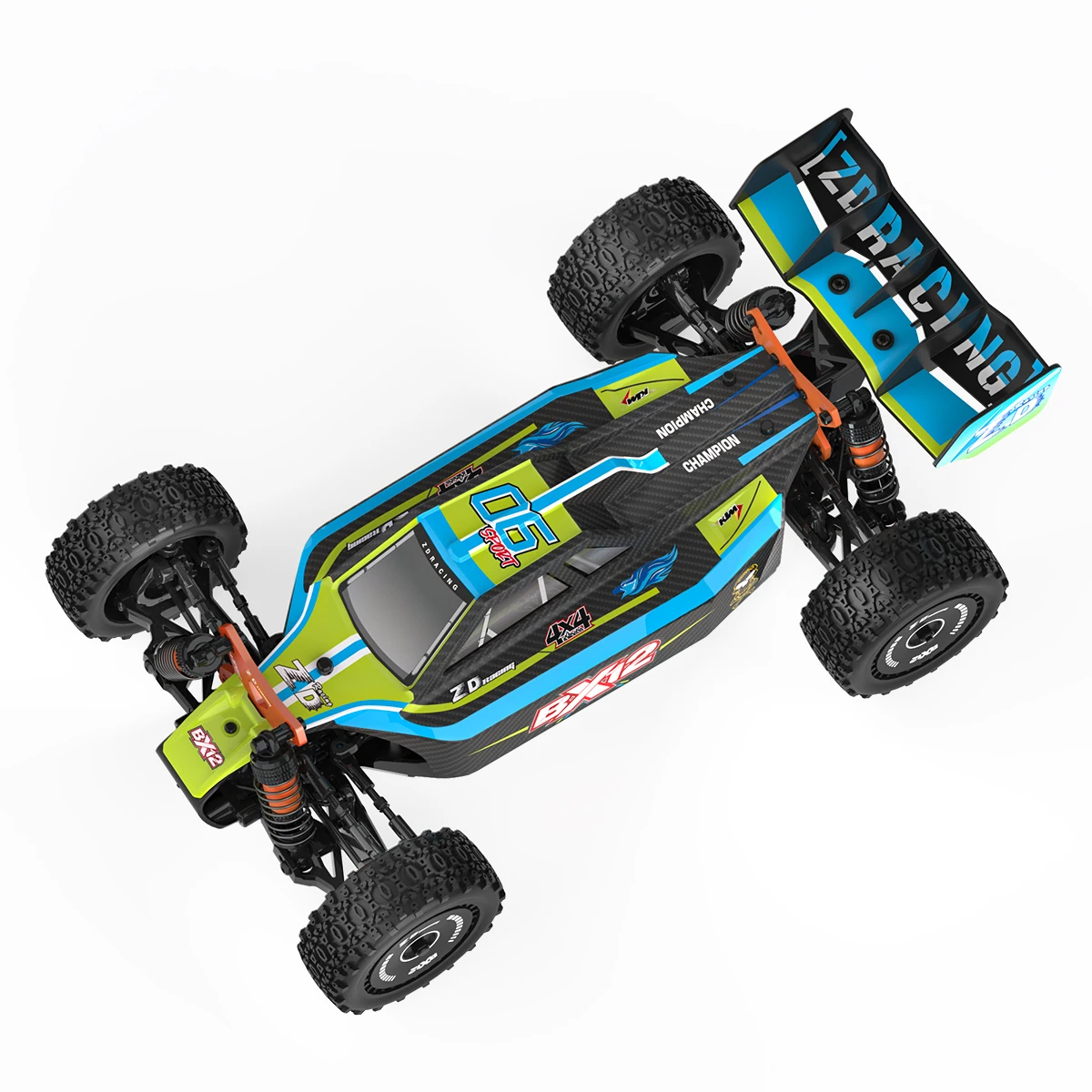 ZD Racing RC Car Racing BX-12 112 Бесщеточный 2,4 ГГц 70 кмч Высокоскоростной пульт дистанционного управления Гоночный багги Автомобиль для взрослых и детей Игрушки (art.: 3920cd4467a2e) - 3920cd4467a2e