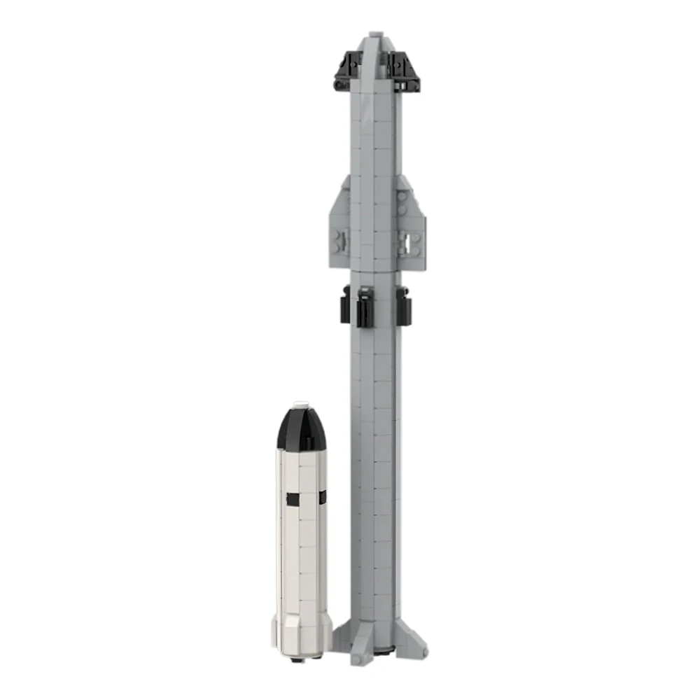 Outer Mission Satellite Launch Vehicle Brick Model Toy Children Gift