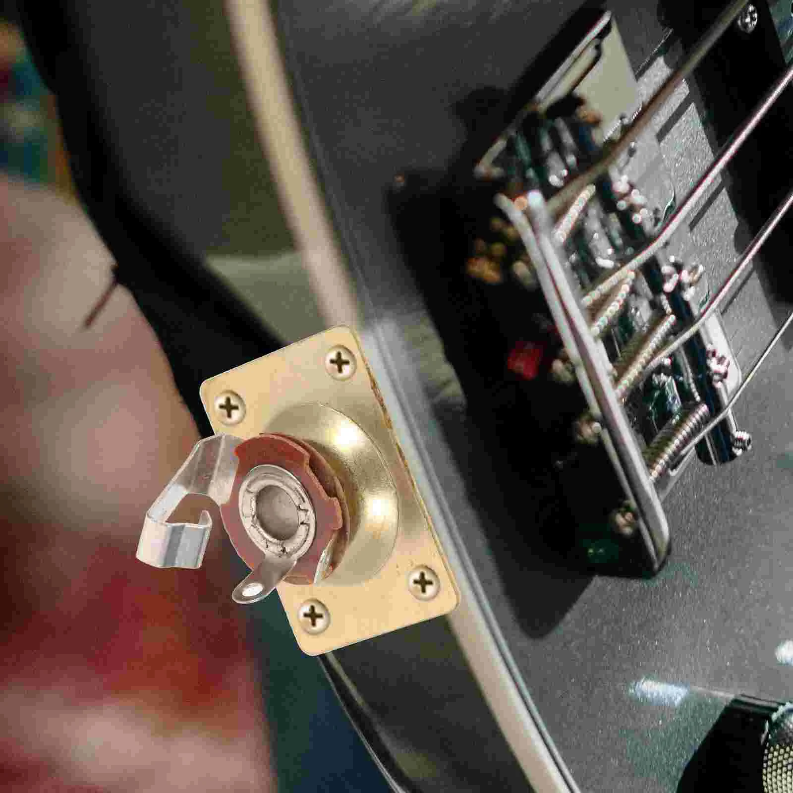 5 шт. разъем для бас-разъема розетка De Plaque разъемы гитары Sortie электровыхода