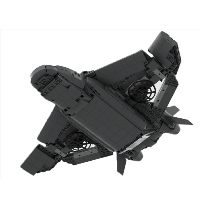 Фото Конструктор Quinjet Space: Модель космического корабля MOC, модульные блоки для сборки, коллекционные игрушки для демонстрации, развивающие подарки, 1252 детали №2