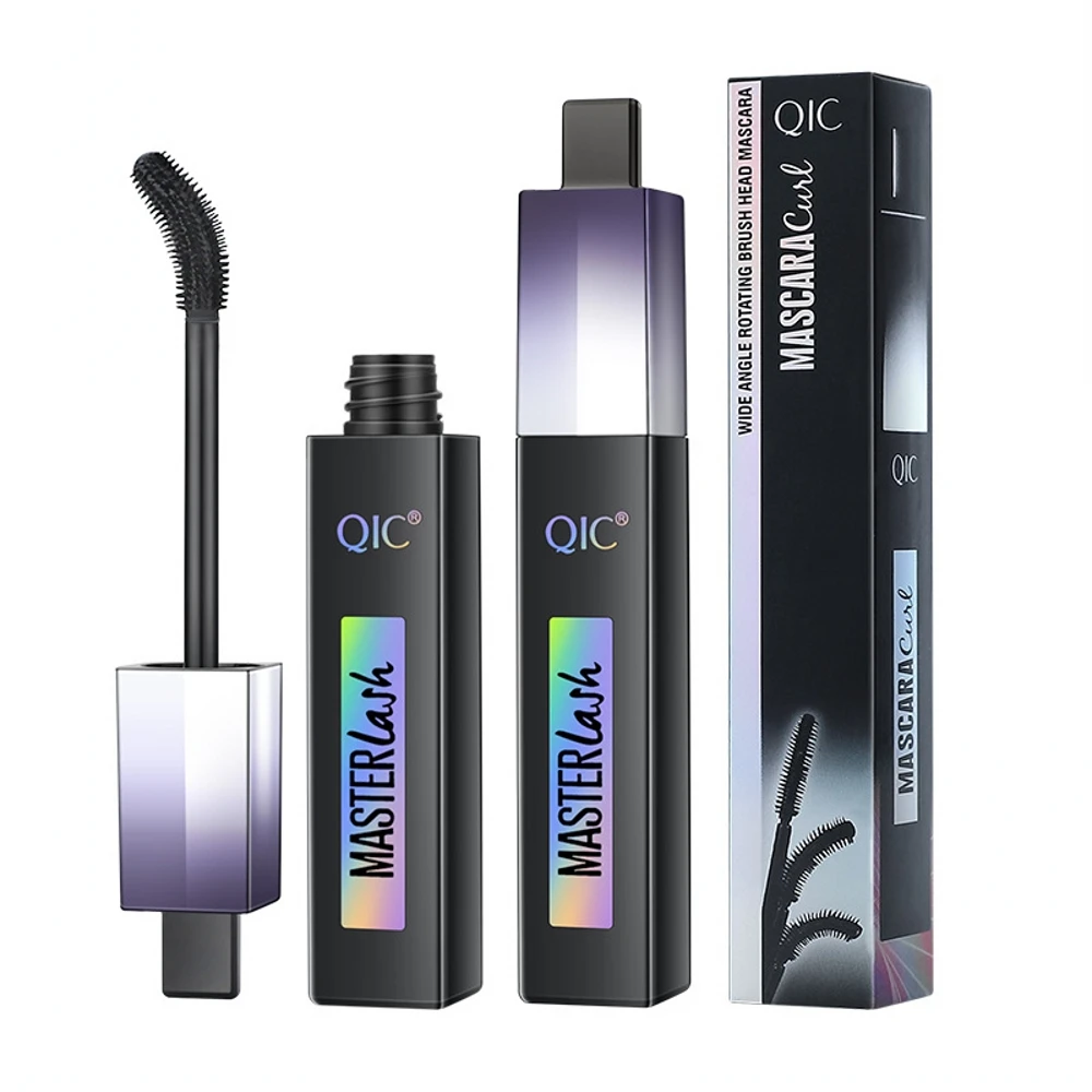 

Тушь для ресниц 4D, черная, с широким углом поворота, водонепроницаемая, не размазывающаяся