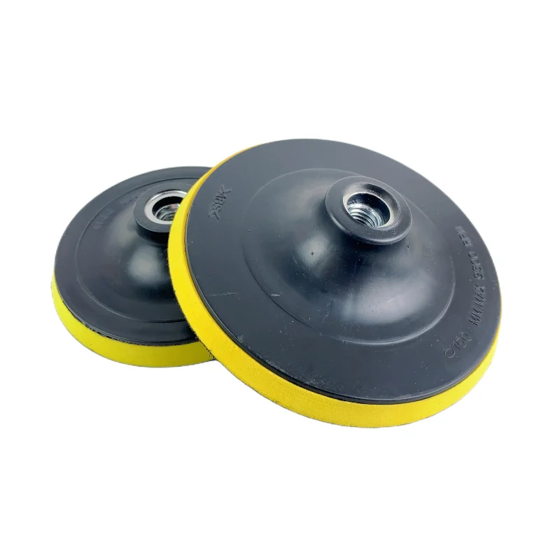 Шлифовальный диск, подложка 150 мм, полировальный диск EVA с крючком и петлей, резьба M14 M16, обратная пластина для 6-дюймового шлифовального станка, полировального станка, шлифовального станка