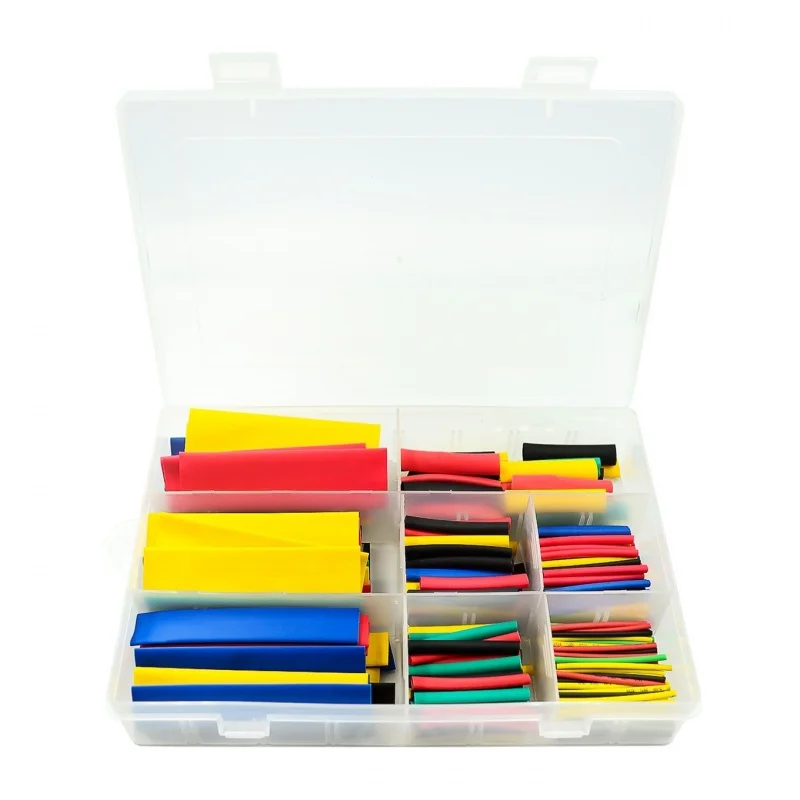 

328PCS Polyolefin Insulation Heat Shrink Tubing Tube Sleeve Wrap Wire Assortment Shrinkable Tube Wrap Wire Cable Sleeves Set Hot