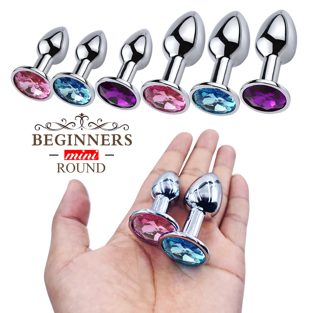 1 шт. металлическая Анальная пробка инструмент для мастурбации