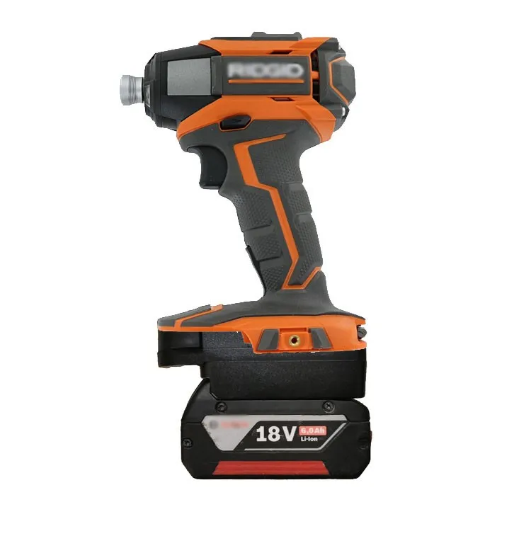 For BAT 18V Li-Ion Battery Adapter To Ridgid / AEG 18V L1815R B1820R L1830R Tool Battery Adapter Built-in Battery Power Tools
