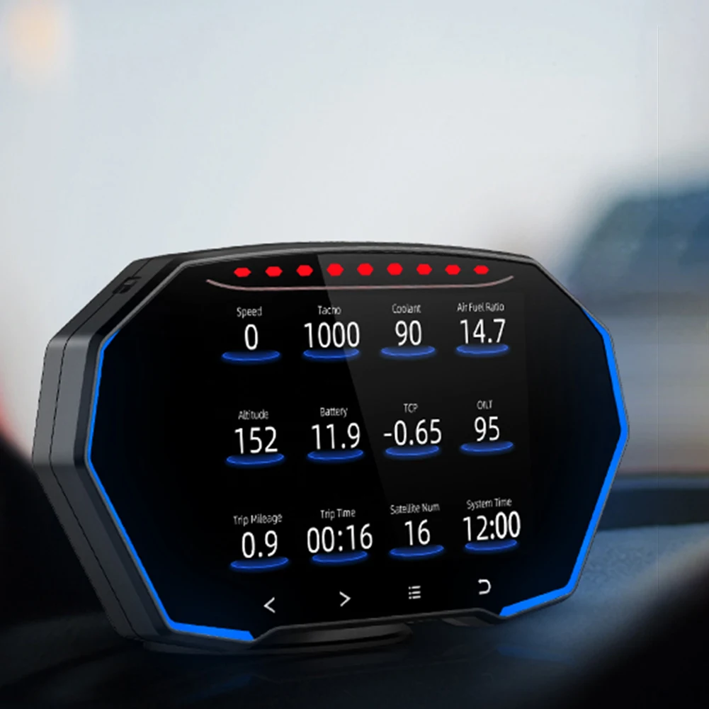 

Универсальная 4-дюймовая Автомобильная электронная сигнализация напряжения, Предупреждение предупреждения о превышении скорости, автомоб...
