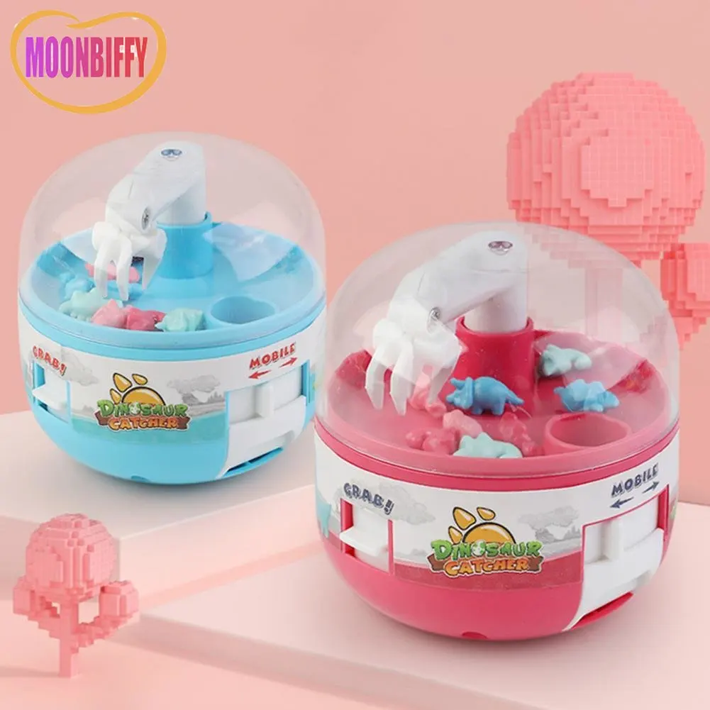 

Capsule Toy Mini Claw Machine Catch Dinosaur Game Cute Prizes Dinosaur Gashapon Toy Claw Grabber Fingertip Birthday Funny Gifts