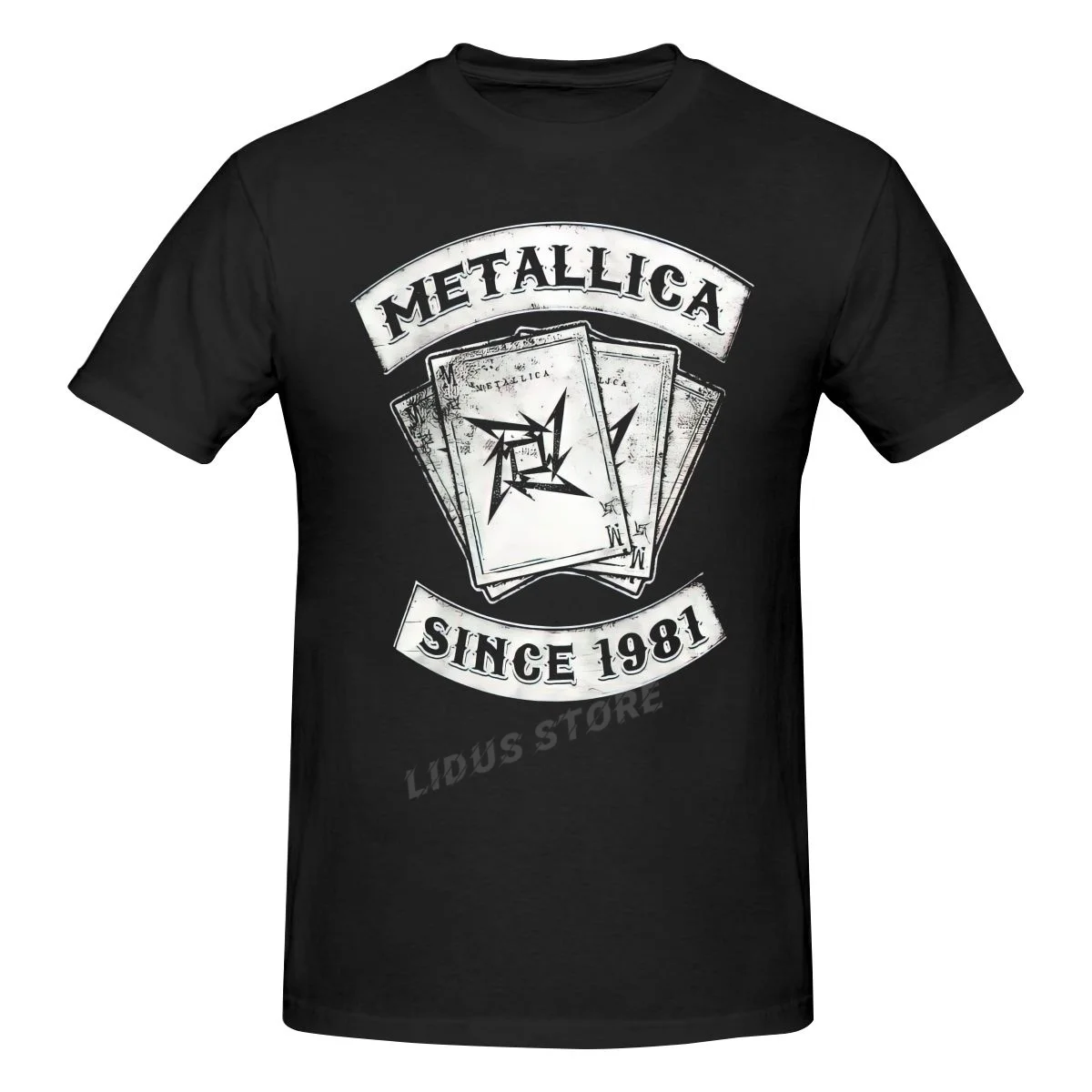 

Metallica-Since 1981 T Shirt Heavy Thrash Metal Rock Band TShirt Designer 2022 Newest Funny T-Shirt Tee Tops