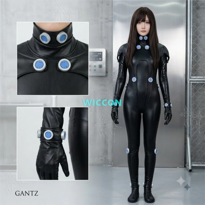 Фото Костюм GANTZ Battle Suit унисекс, полный комплект для Хэллоуина, сценических выступлений, косплея по аниме, набор реквизита для Хэллоуина №3