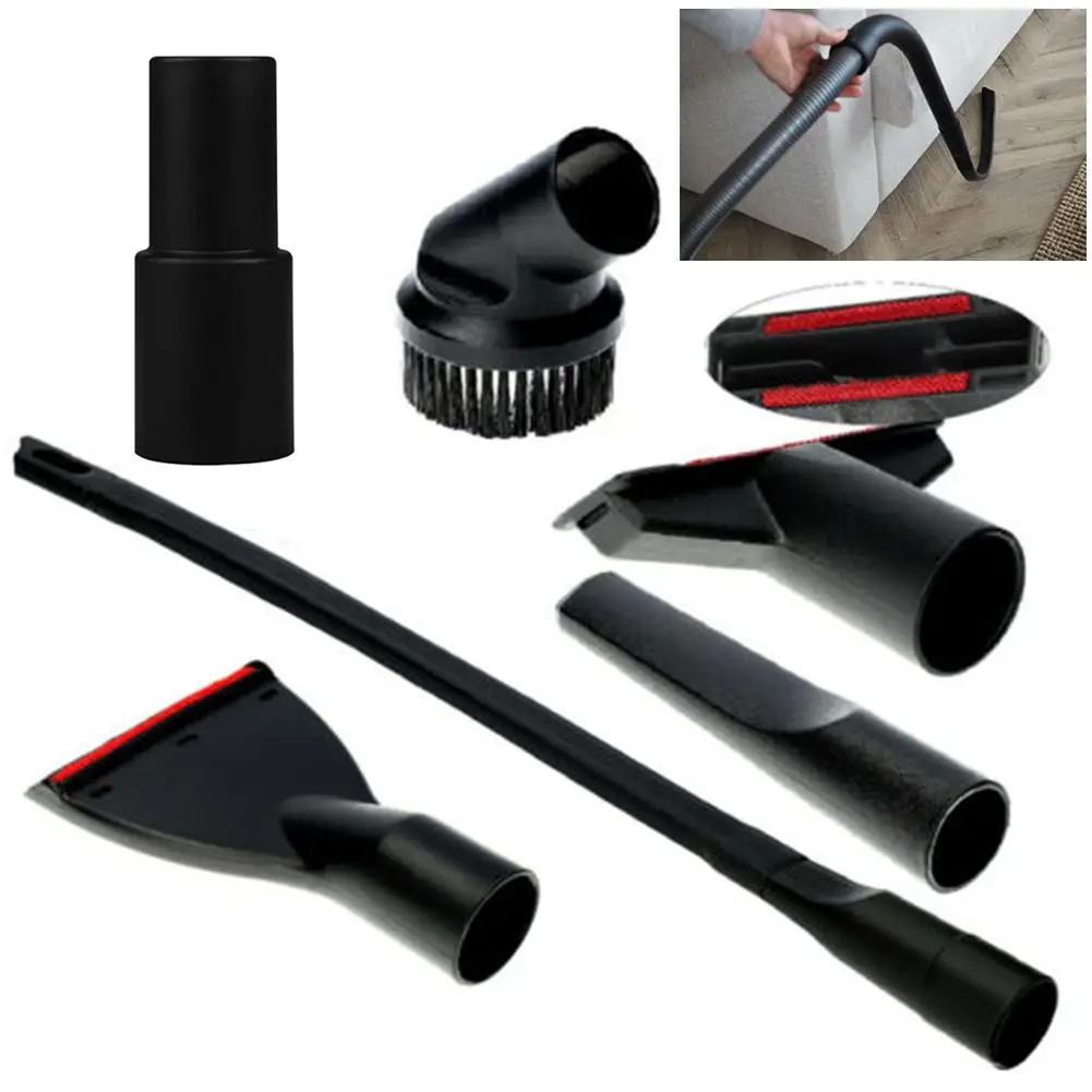 

6Pcs/Set 35MM Nozzle Suction Brush Head Vacuum Cleaner Dusting Crevice Stair Tool Kit For Karcher Miele AEG For Bosch Siemens