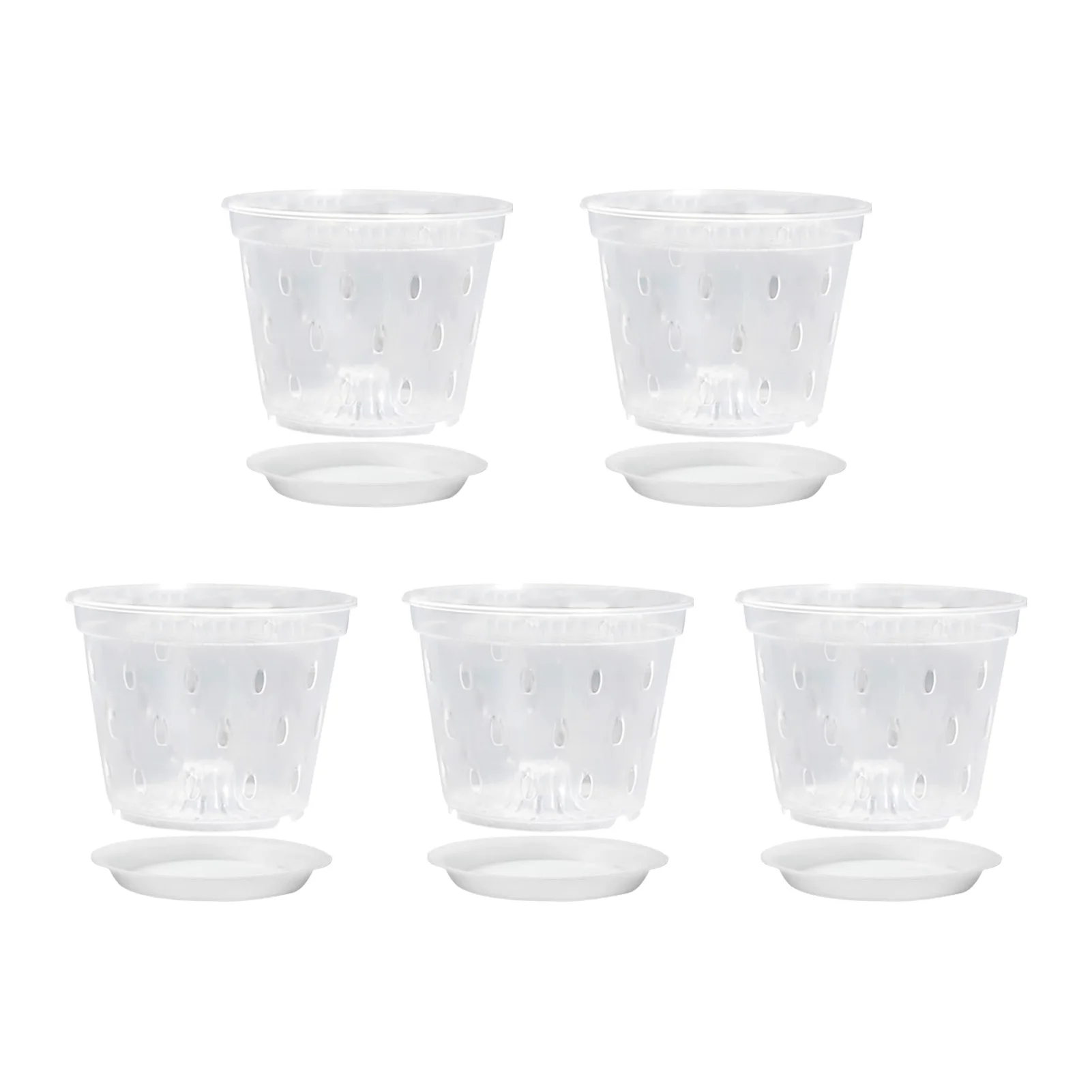 

Orchid Pots For Repotting Clear Orchid Pots For Repotting Plant Pots With Drainage Holes And Saucers Breathable Slotted Orchids