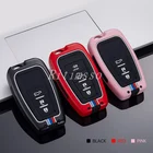 Чехол для автомобильного ключа из сплава для Toyota Camry CHR Corolla RAV4 Avalon Land Cruiser Prado Prius чехол дистанционного брелока 2 3 4 Btn 2018 2019 2020