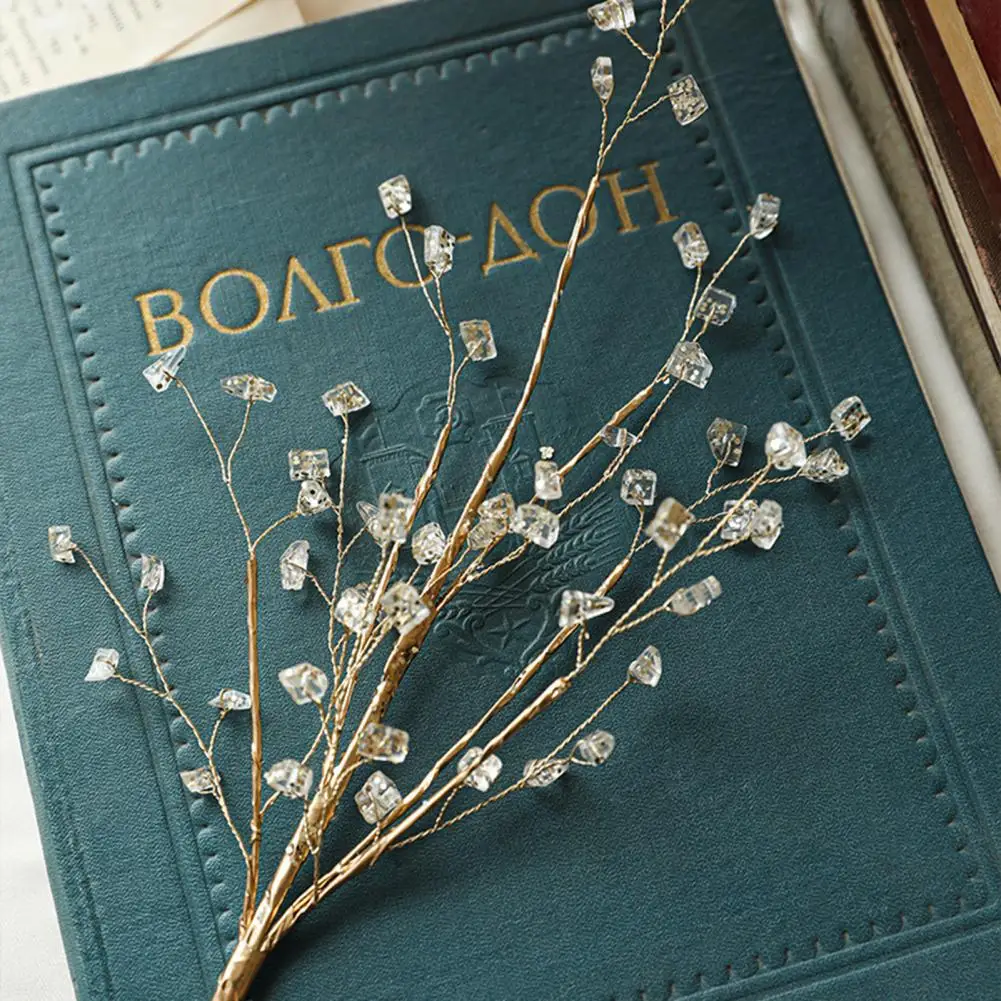 Искусственные стебли ягод для рождественских елок Блестящие елочные украшения