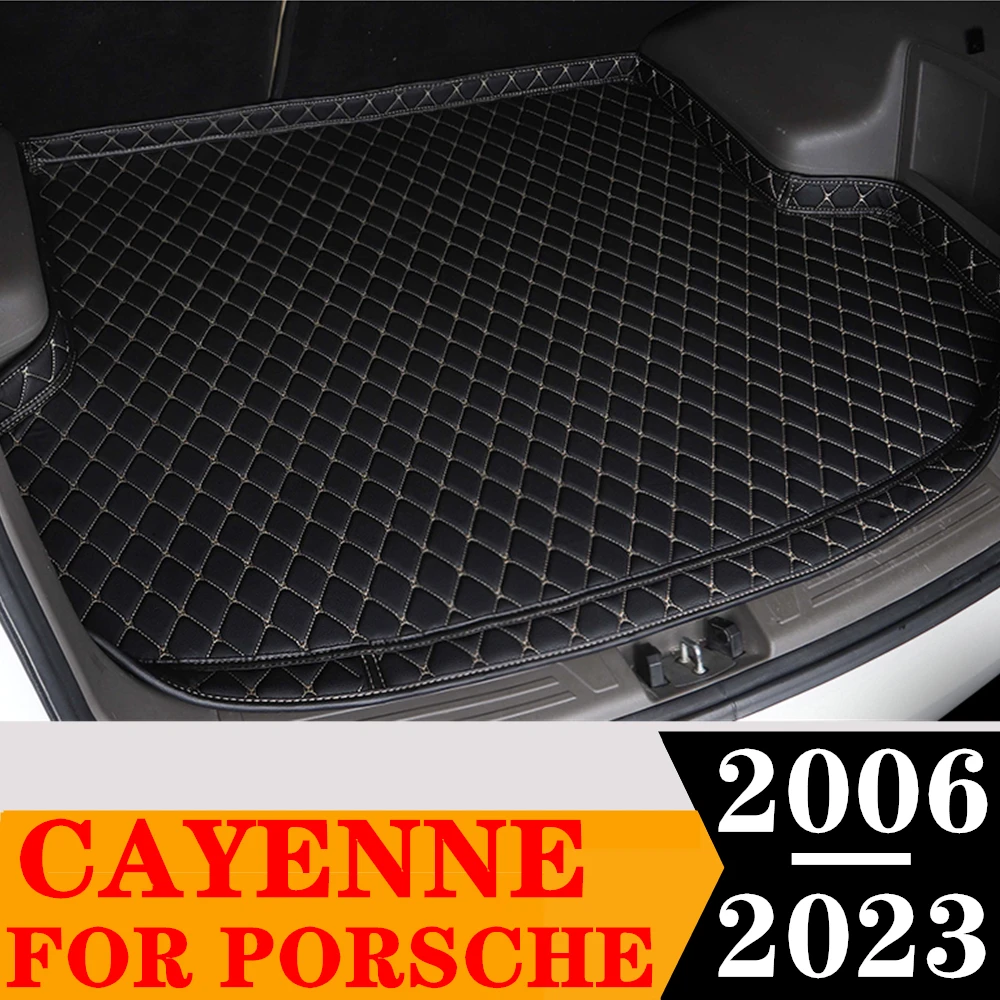 

Автомобильный коврик для багажника Sinjayer для любой погоды, автомобильный багажник, коврик для багажника, ковер, высокая боковая подкладка для груза, подходит для Porsche Cayenne 2006 07-2023