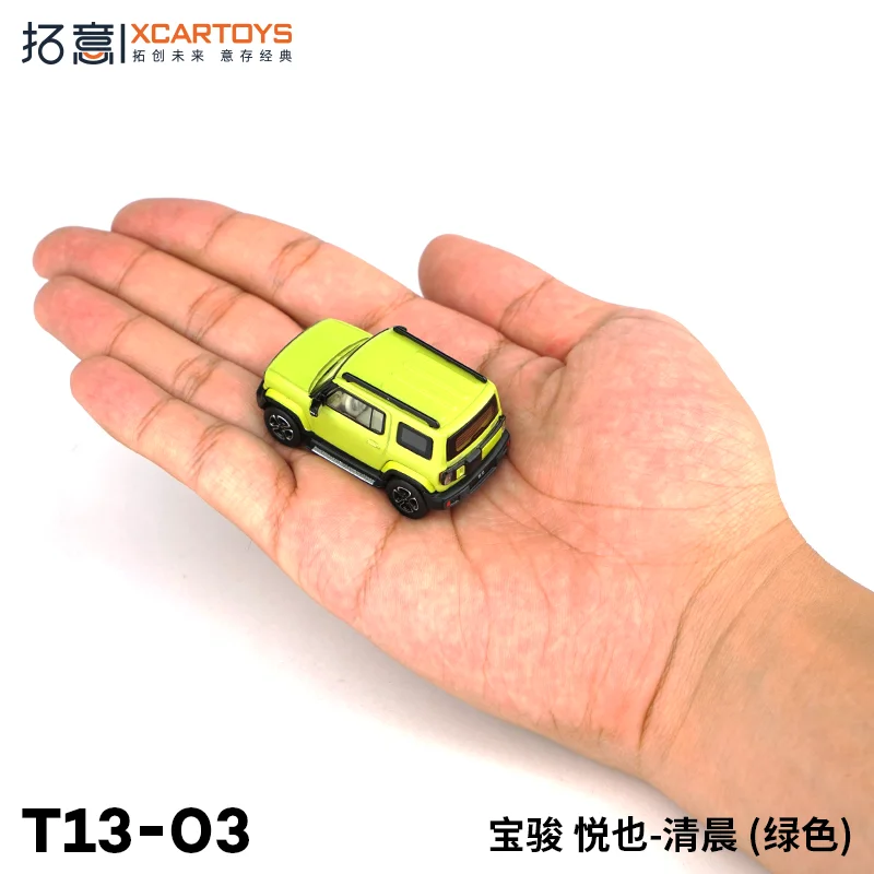 Миниатюрная модель автомобиля XCARTOYS 164 Baojun Yueye T13-03 из сплава, зеленая, отличное украшение для рабочего стола и коллекции (art.: 3920daaf35f46) - 3920daaf35f46