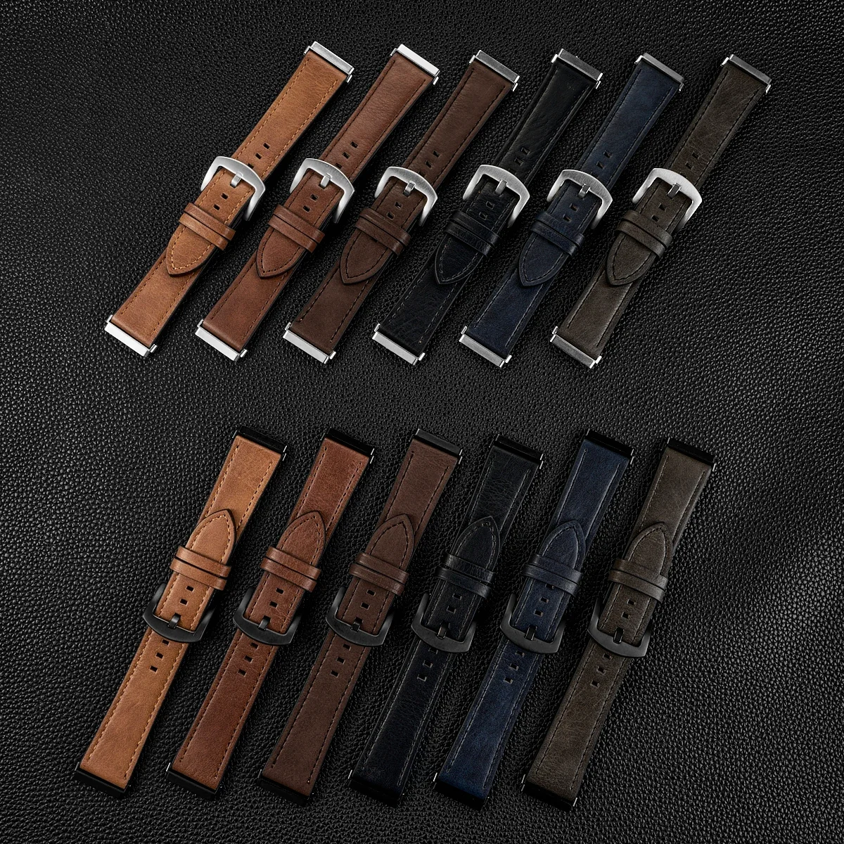 Фото Кожаный ремешок для fitbit versa 4, fitbit versa 3 2 Lite, мужские часы, браслет, ремешок для Fitbit Sense/Sense 2, сменная петля №2