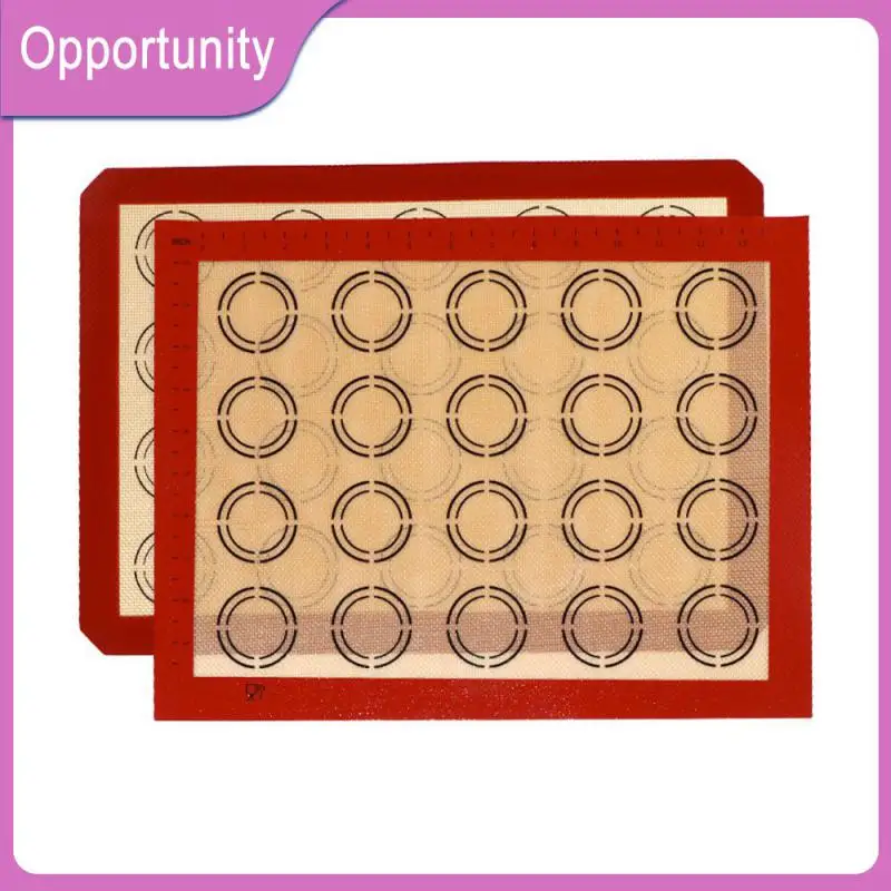 

High Temperature Resistant Macaron Fondant Bakeware Cookie Pad Reusable Macaron Baking Mat For Bake Pans Professional Nonstick