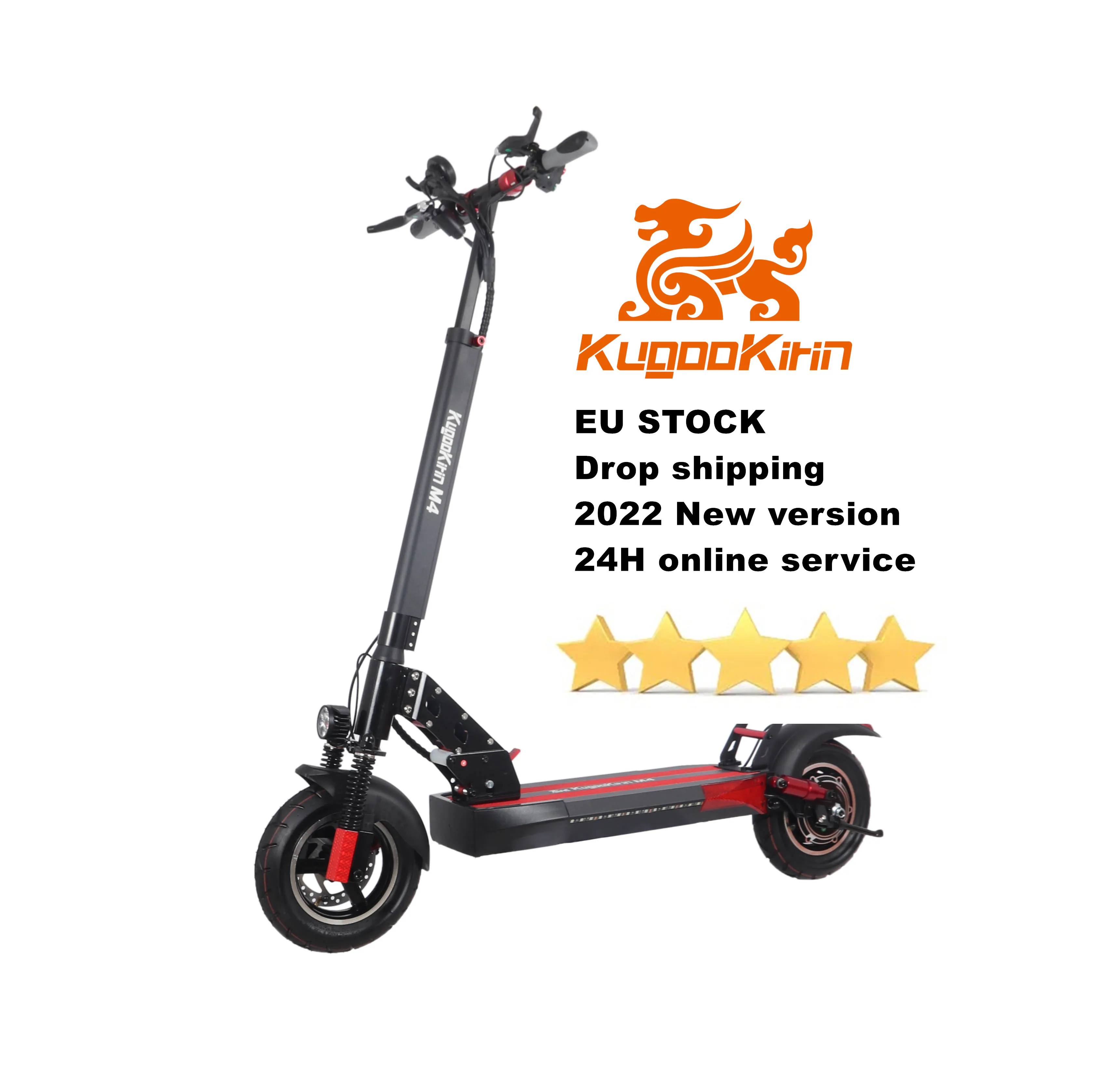 

Eu Stock 2022 Upgraded KIRIN M4 With Max Load 150kg 10" Tires 500W Motor Electric Scooter Adults