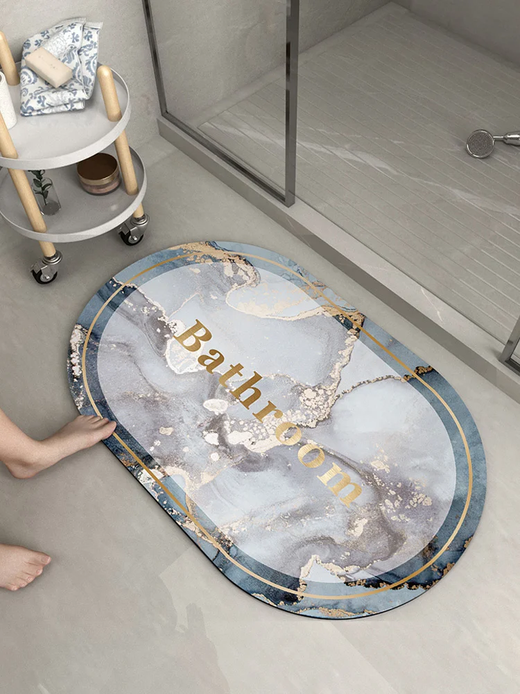 

Diatom Ooze Cushion Absorbent Floor Non-Slip Foot s Quick-Drying Door Mat Bathroom Carpet
