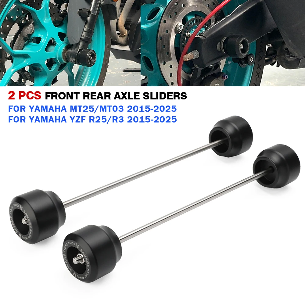 

Защитный слайдер для рамы мотоцикла для YAMAHA MT03 MT25 YZF R3 R25 MT-03 MT-25, защитная накладка на переднее крыло, вилка колеса