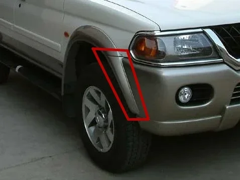 

Крышка переднего бампера Ali Black 3,0 л для Pajero Sport K90 MR607473, боковой бампер для Nativa, передний бампер, брови для Montero Sport