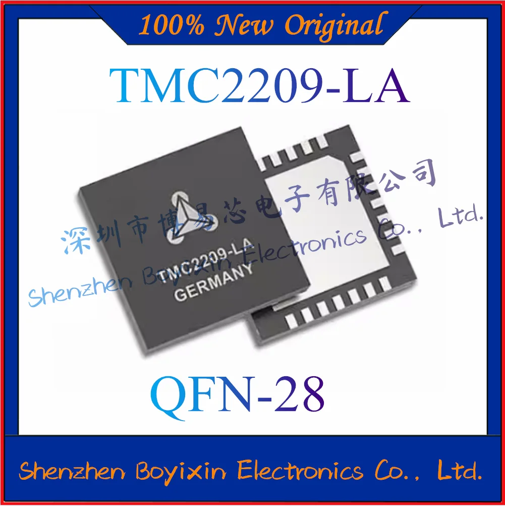 

NEW TMC2209-LA Original and authentic 3D printer, stepper motor driver chip. Package QFN-28
